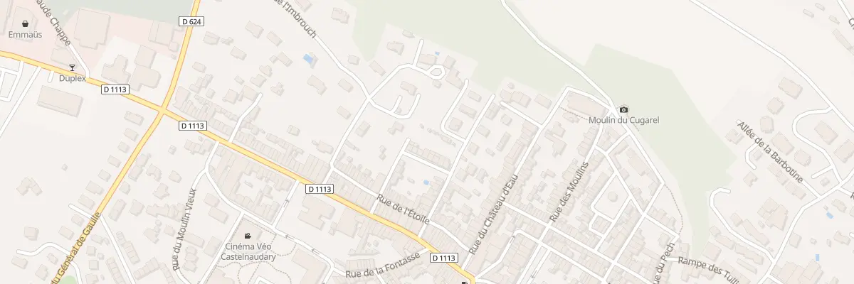 Plan du 12 Rue Andre Marie Ampere à Castelnaudary