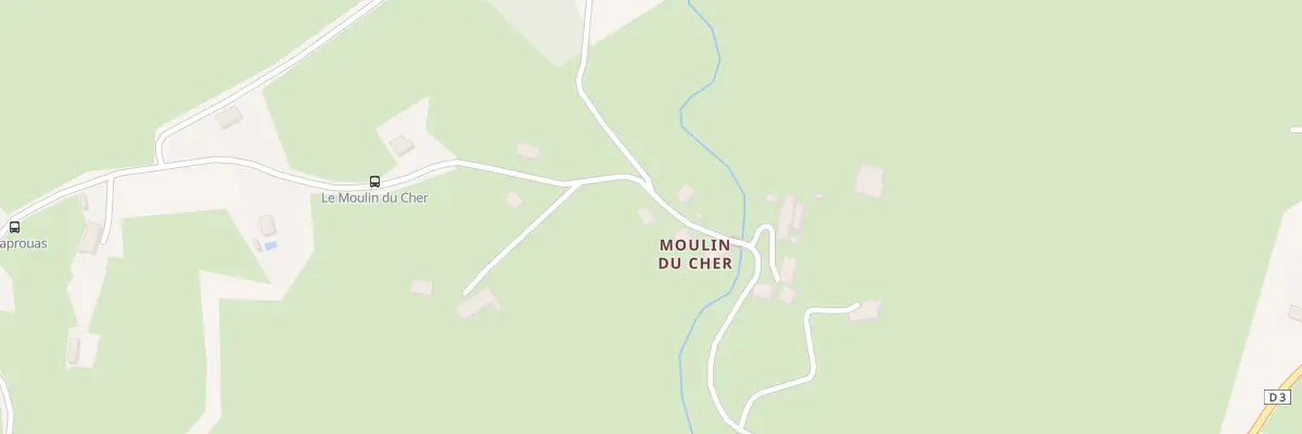 Plan du 5 Moulin du Cher à Saint-Laurent