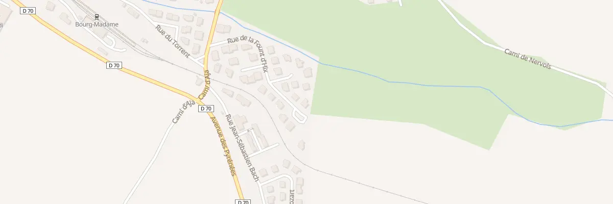 Plan du 15 Rue de la Font d’Hix à Bourg-Madame
