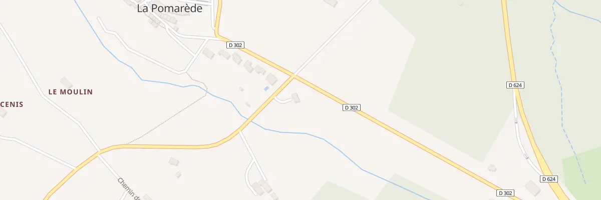 Plan du Bourdic à La Pomarède