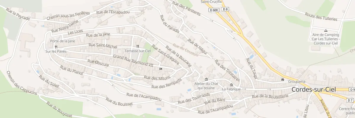 Plan du 10 Rue Saint-Grégoire à Cordes-sur-Ciel