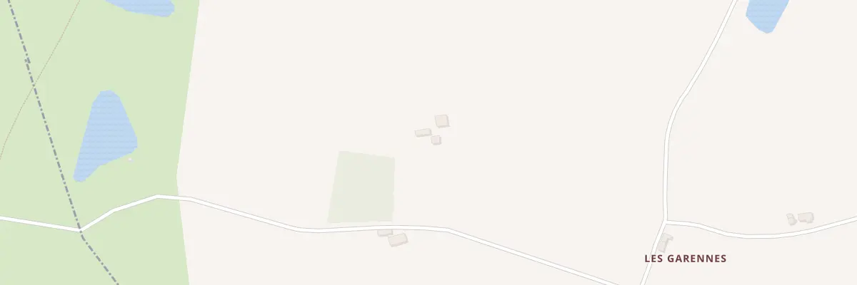 Plan du 2 Les Garennes à Chassignolles