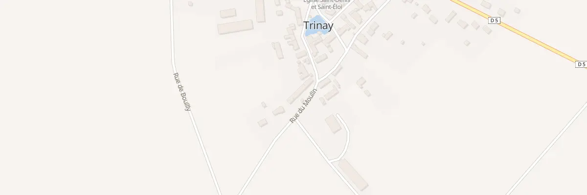 Plan du 5025 Le Bourg à Trinay