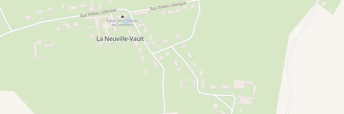 Plan du 13 Rue de la Croix du Vault à La Neuville-Vault