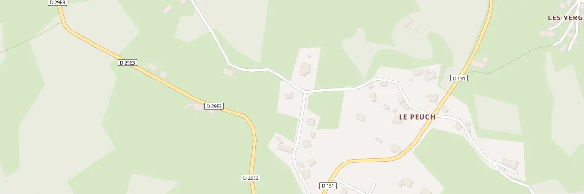 Plan du 17 Le Peuch à Champagnac-la-Prune