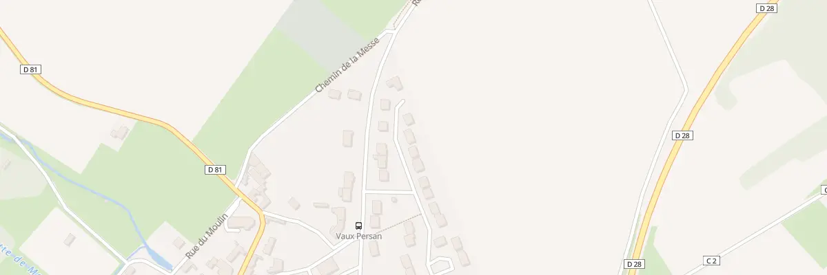 Plan du 8 Rue du Vaux Persan à Sagy