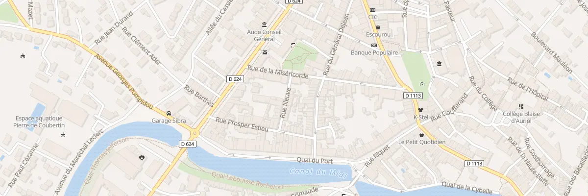 Plan du 14 Rue Neuve à Castelnaudary