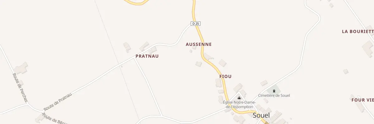 Plan du 5236 Pratnau à Souel