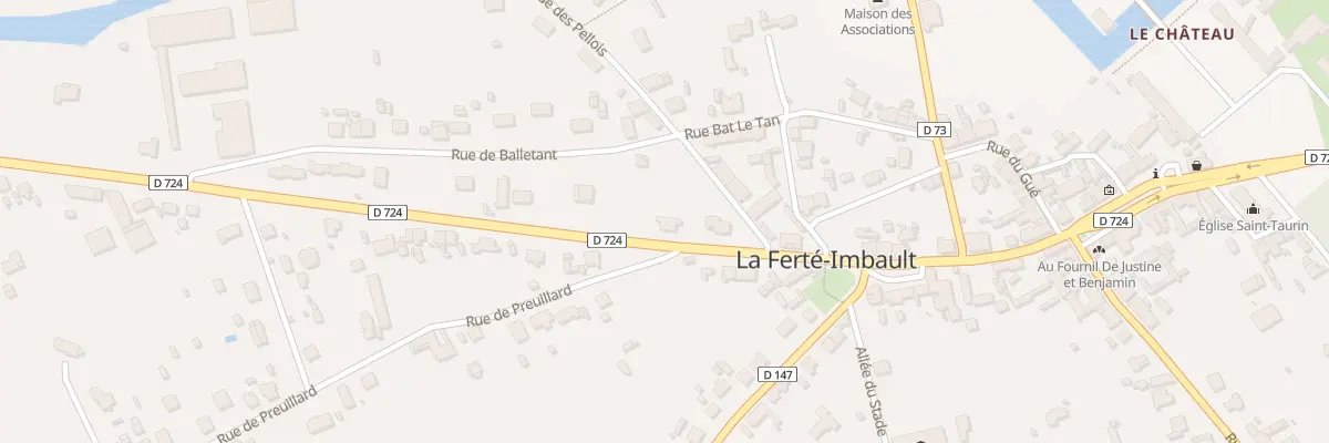 Plan du 48 Rue Nationale à La Ferté-Imbault