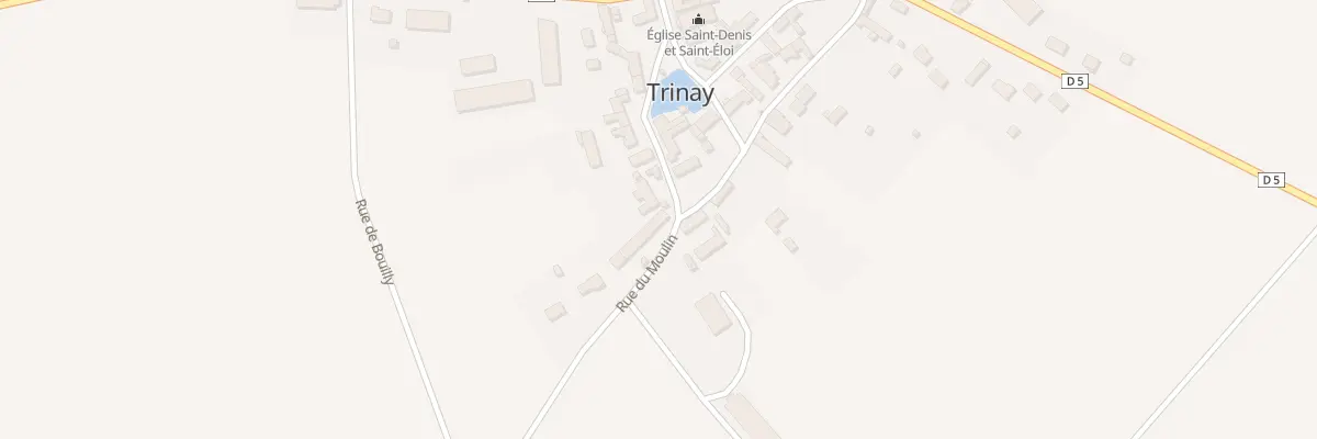 Plan du 80 Rue du Moulin à Trinay