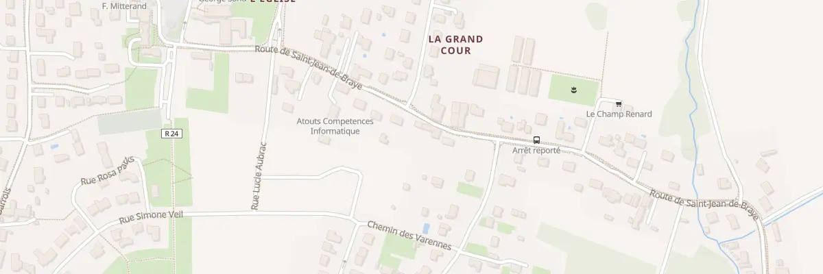 Plan du 350 Rte de St Jean de Braye à Semoy