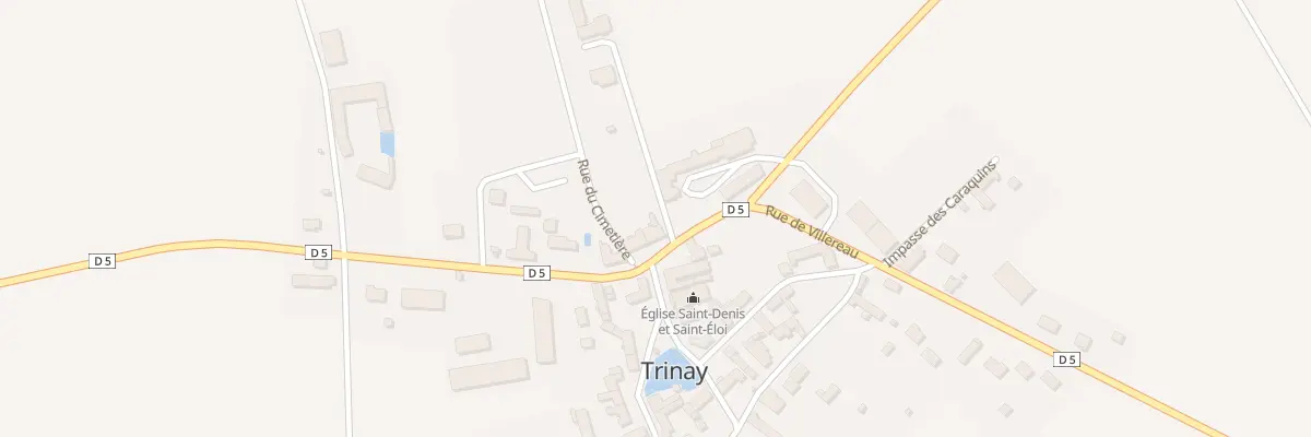 Plan du 40 Rue d’Artenay à Trinay