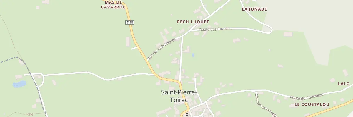 Plan du 5097 Pech Luquet à Saint-Pierre-Toirac