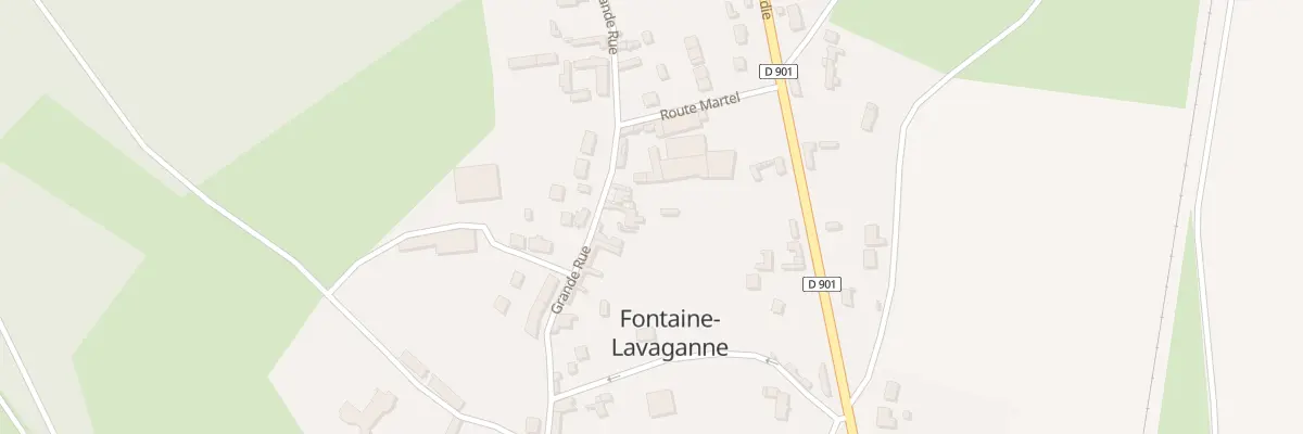 Plan du 14 Gr Grande Rue à Fontaine-Lavaganne