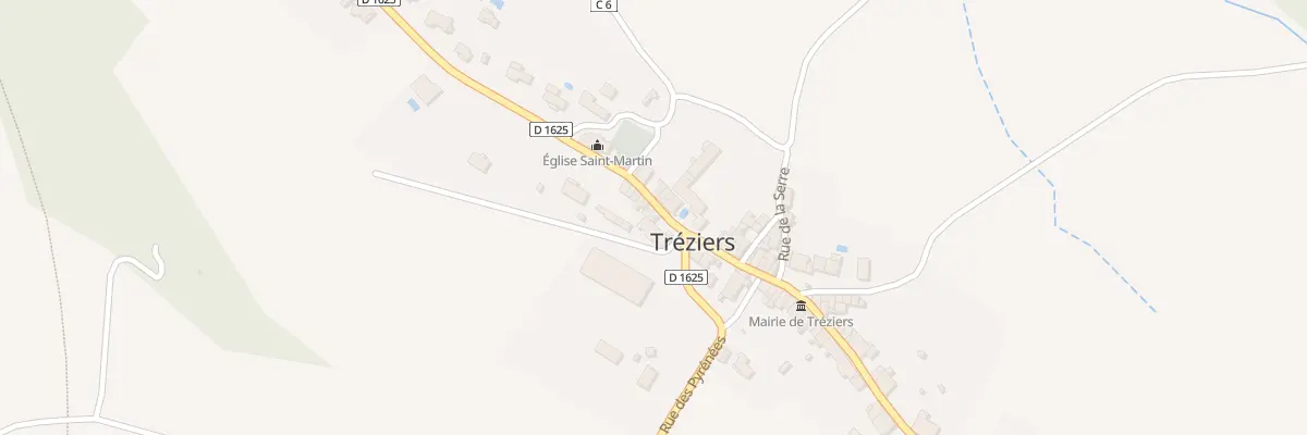 Plan du 25 Le Village à Tréziers