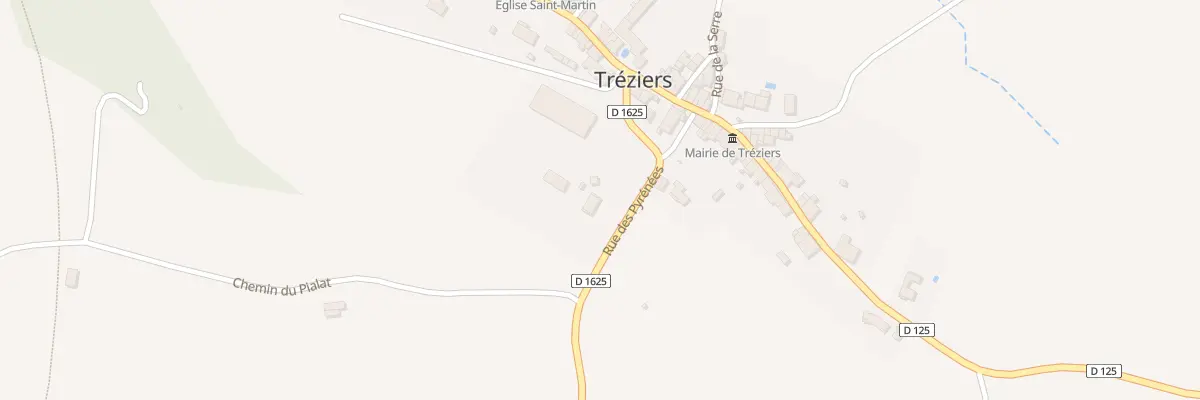 Plan du 15 Le Village à Tréziers