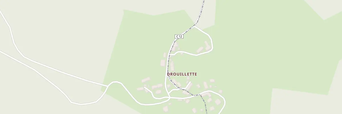 Plan du 25 Drouillette au Donzeil