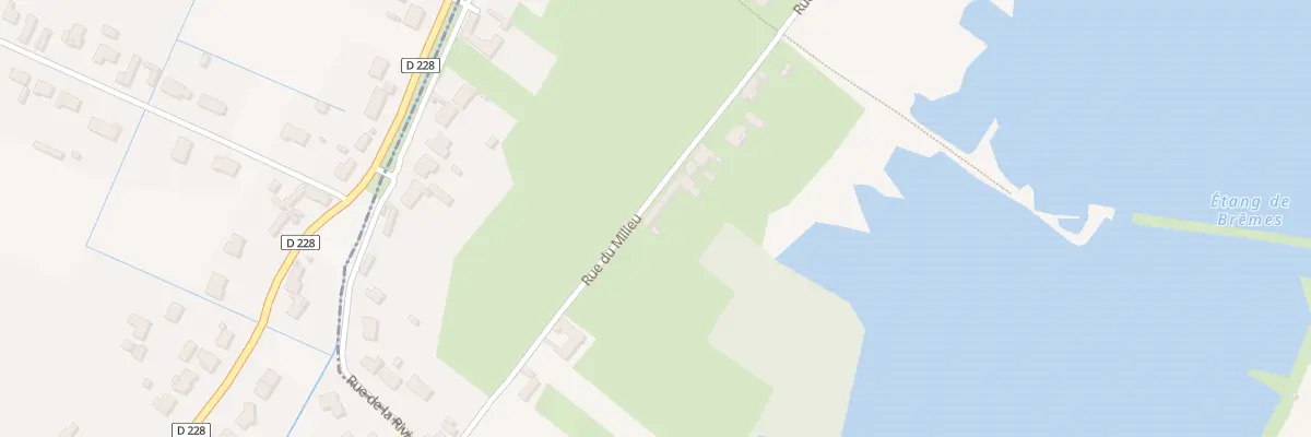 Plan du 224 Rue du Milieu à Brêmes