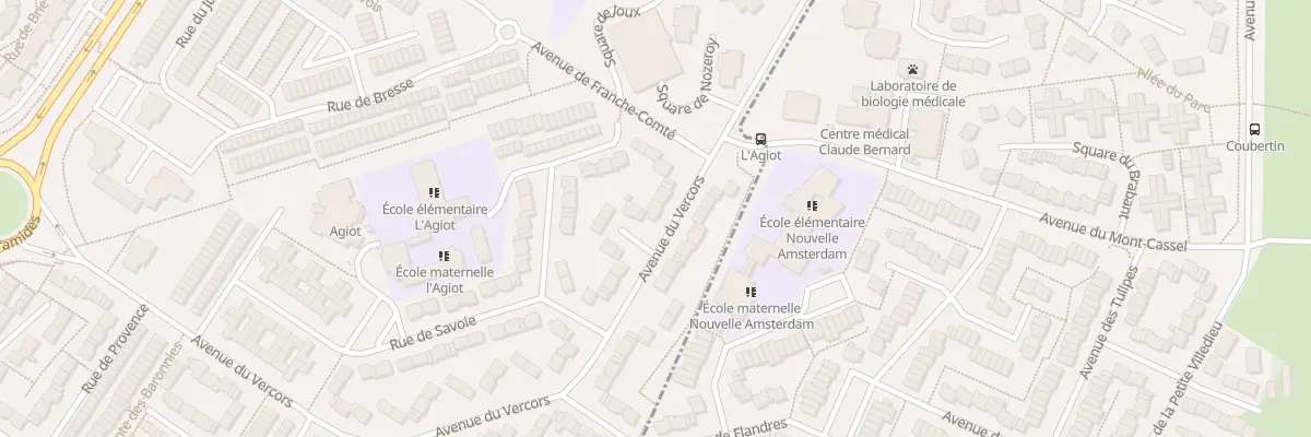 Plan du 6 Av du Vercors à Maurepas