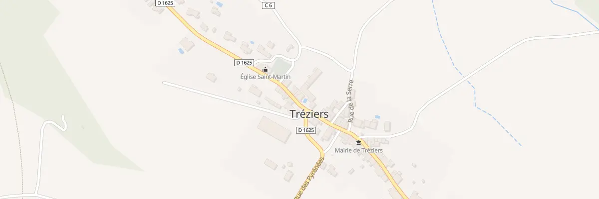 Plan du 11 Rue du Château à Tréziers
