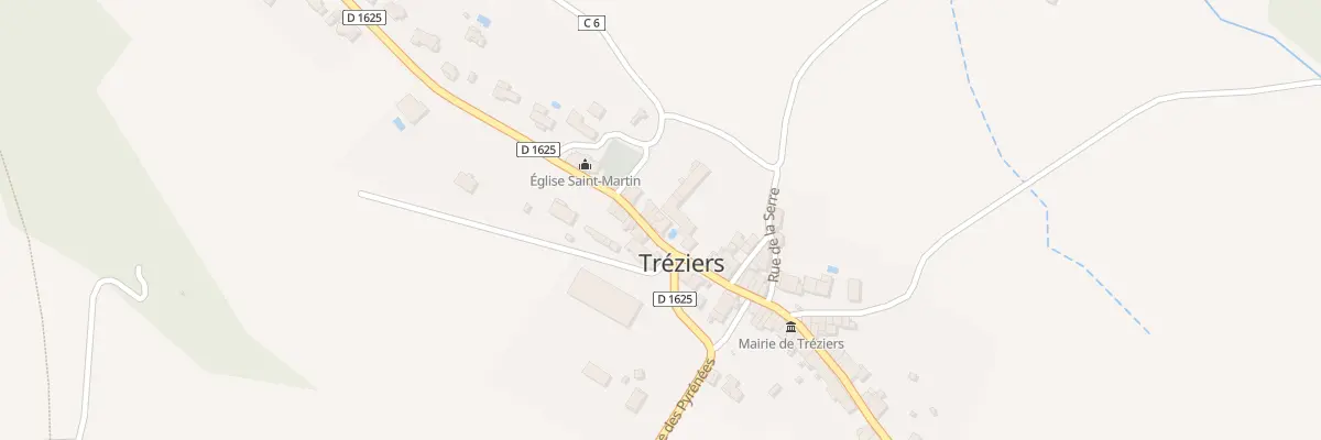 Plan du 33 Le Village à Tréziers