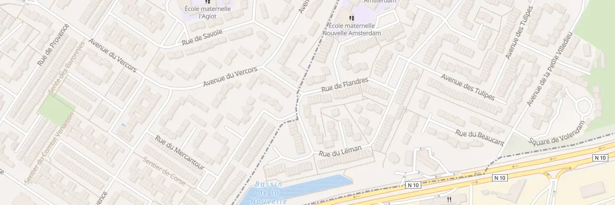 Plan du 2 Rue des Flandres à Élancourt
