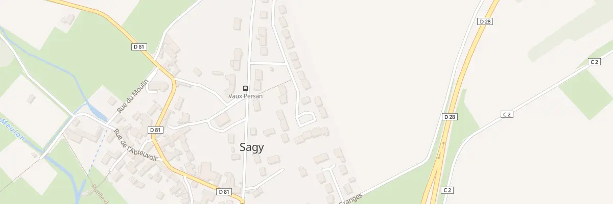 Plan du 15 Rue du Vaux Persan à Sagy