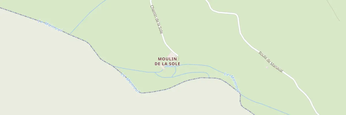 Plan du 390 Chem de la Sole à Teyssieu