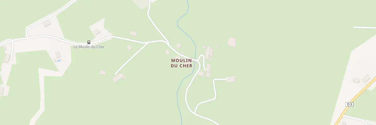 Plan du 1 Moulin du Cher à Saint-Laurent