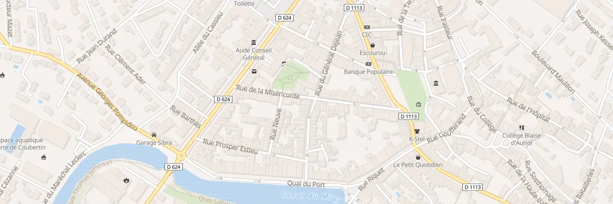 Plan du 35 Rue General Dejean à Castelnaudary
