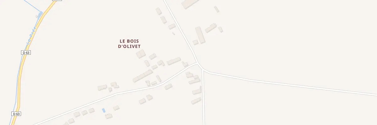 Plan du 21 Le Bois d’Olivet à Dampierre-en-Graçay