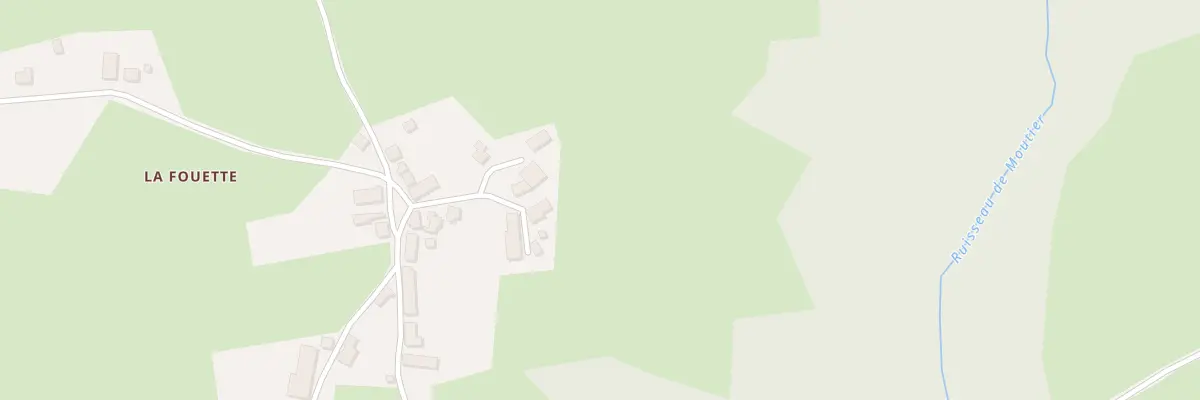 Plan du 45 La Fouette à Moutier-Malcard