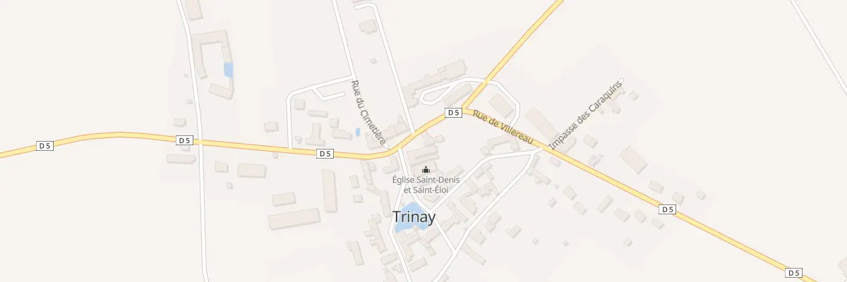 Plan du 5012 Le Bourg à Trinay