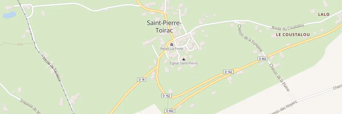 Plan du 4 Pl de l’Eglise à Saint-Pierre-Toirac