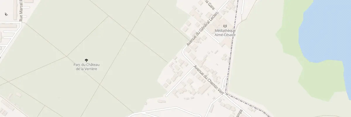 Plan du 2 Av du Chemin Vert à La Verrière