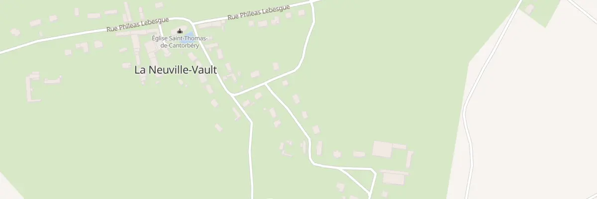 Plan du 14B Rue de la Croix du Vault à La Neuville-Vault