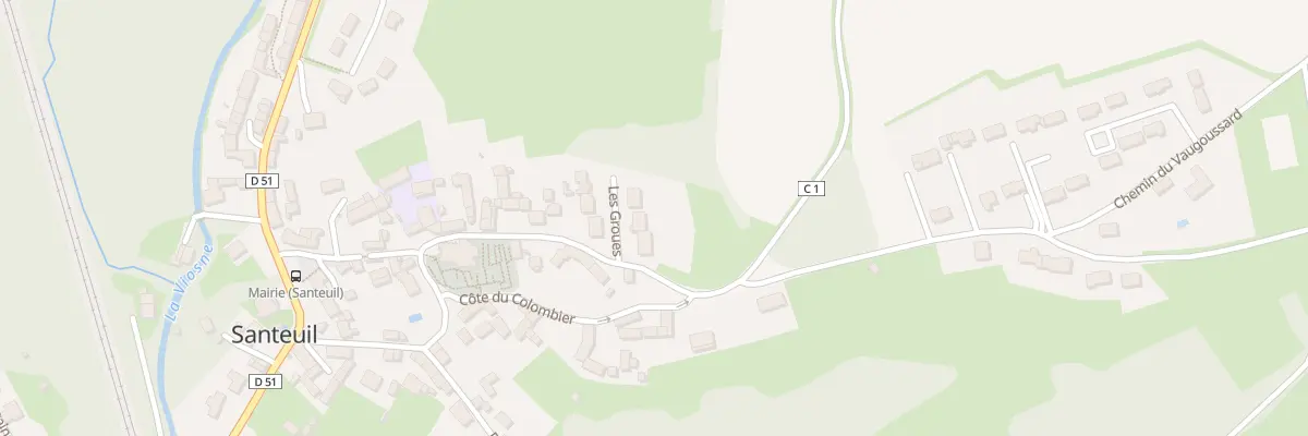 Plan du 5 Les Groues à Santeuil