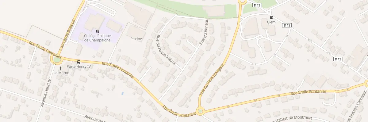 Plan du 35 Rue du Passe Volant au Mesnil-Saint-Denis