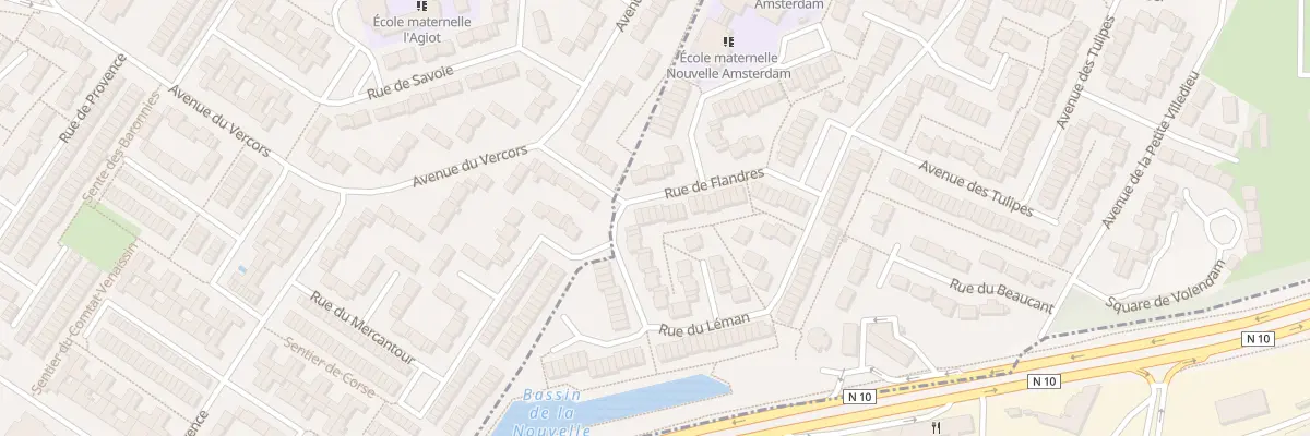 Plan du 6 Rue des Flandres à Élancourt