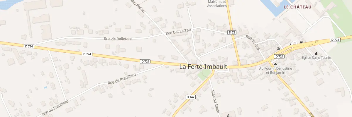 Plan du 44 Rue Nationale à La Ferté-Imbault