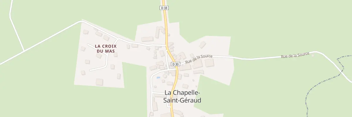 Plan du 18 Rte d’Argentat à La Chapelle-Saint-Géraud