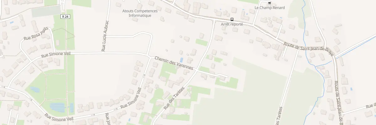 Plan du 120 Rue des Tarètes à Semoy