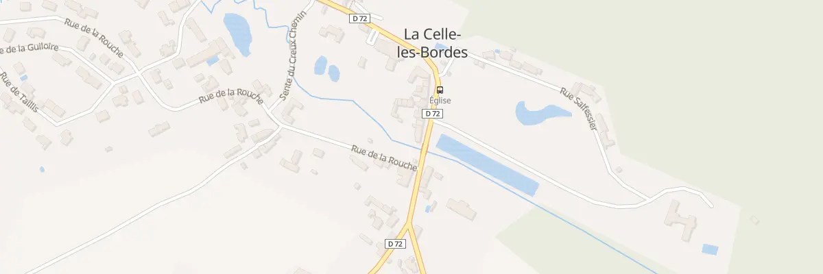 Plan du 28 Rue de l’Eglise à La Celle-les-Bordes