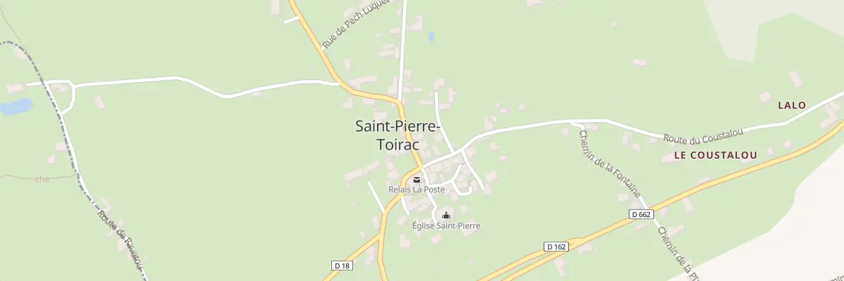Plan du 5137F Saint-Pierre à Saint-Pierre-Toirac