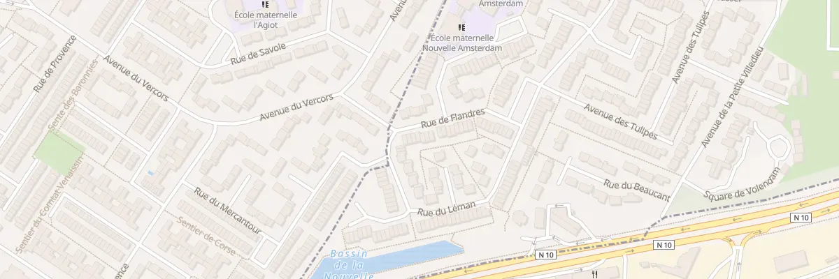 Plan du 8 Rue des Flandres à Élancourt