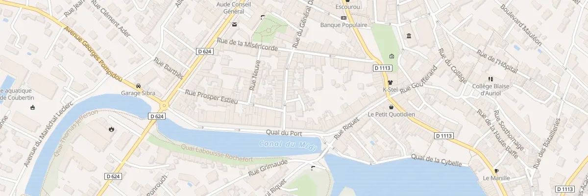 Plan du 2 Imp du T à Castelnaudary