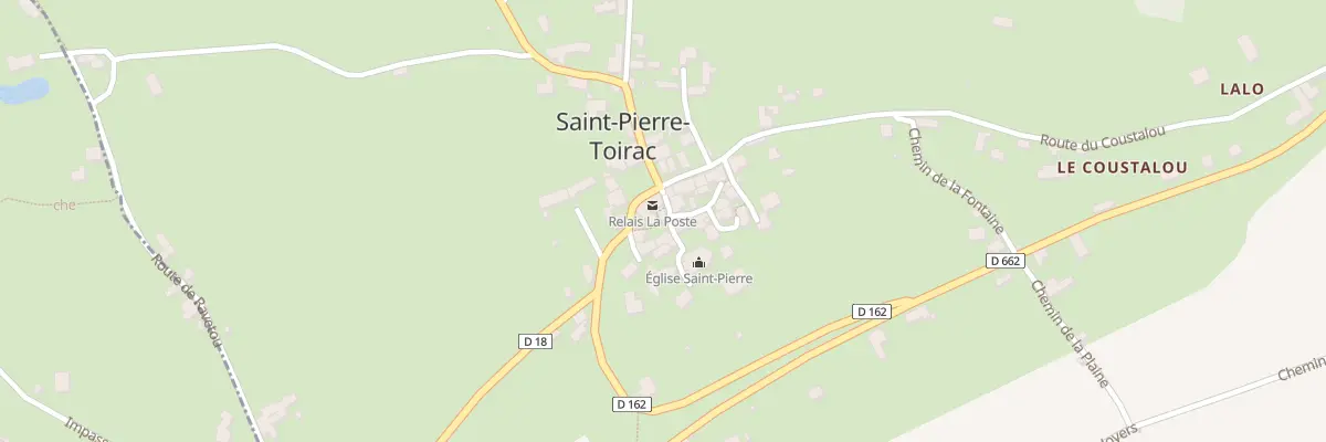 Plan du 2 Rue de l’église à Larroque-Toirac