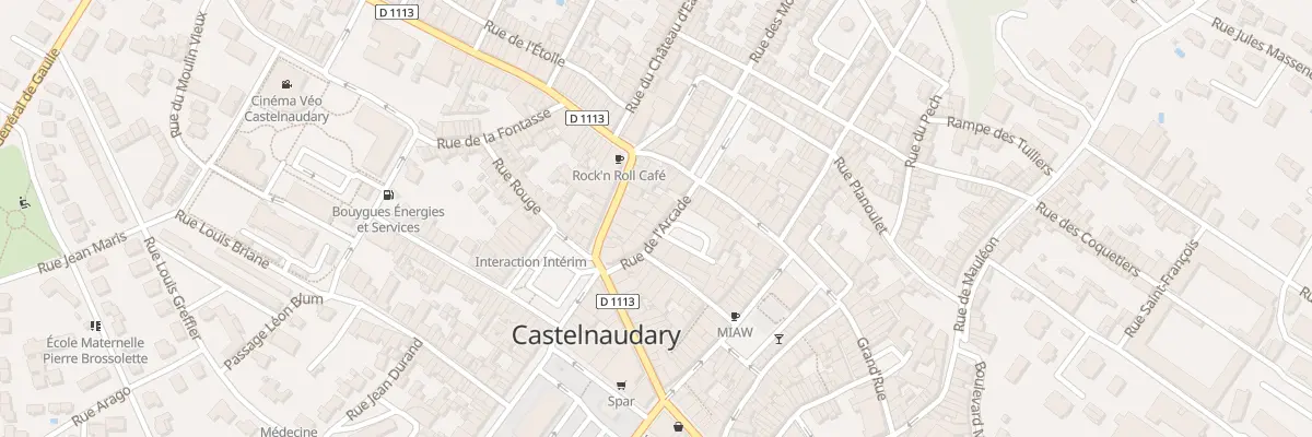 Plan du 11 Rue de l’Arcade à Castelnaudary