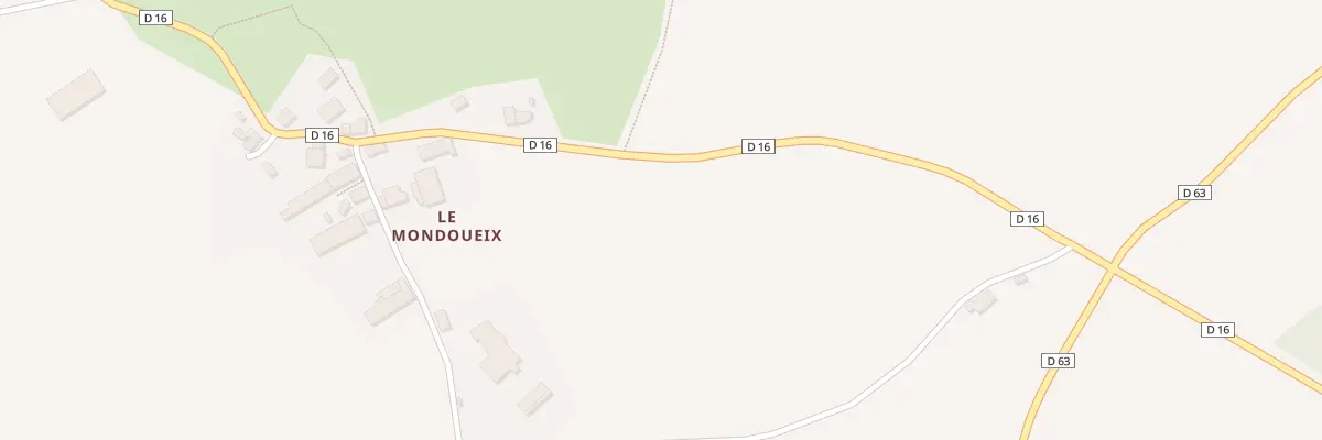 Plan du 2 Mondoueix à Lépinas