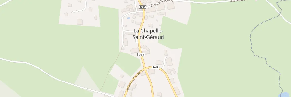 Plan du 4 Rte d’Argentat à La Chapelle-Saint-Géraud